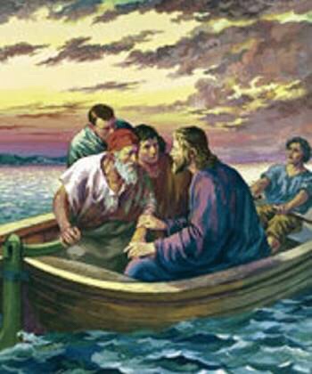 พระเยซูเจ้าสอนบรรดาศิษย์ในเรือ