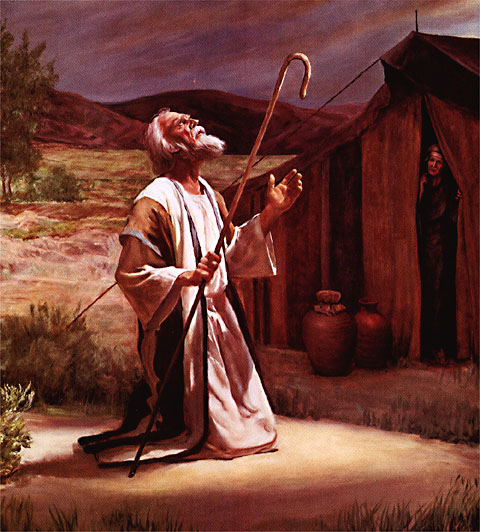 Abraham orando